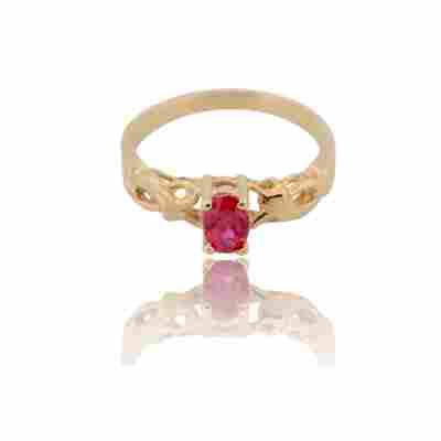 INEL CU RUBIN DIN AUR GALBEN 14K_127672