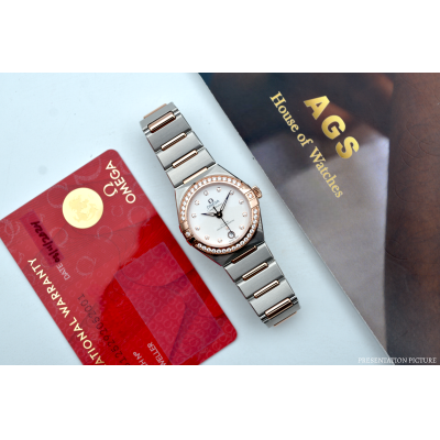 OMEGA CONSTELLATION MANHATTAN CO-AXIAL MASTER TWO TONE 29MM NEW 2024 REF: 131.25.29.20.52.001