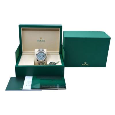 ROLEX SKY DWELLER 42 MINT GREEN DIAL JUBILEE FULL SET 2025 AUTOMATIC REF: 336934
