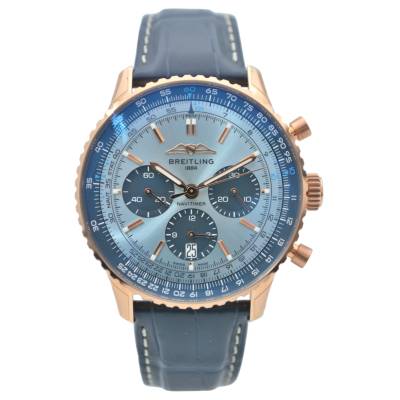 BREITLING NAVITIMER B01 CHRONOGRAPH 43 LIMITED EDITION 25 PCS ROSE GOLD REF: RB01387A1C1P1