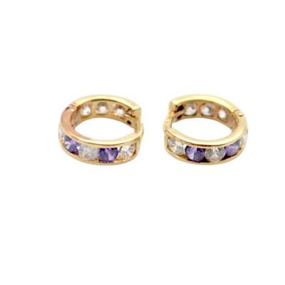 CERCEI ROTUNZI PENTRU COPII DIN AUR GALBEN 14K_139385