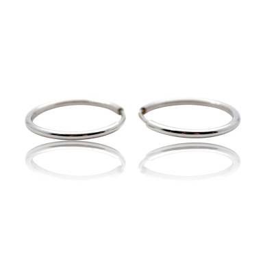 CERCEI ROTUNZI DIN AUR ALB 14K_139438