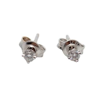 CERCEI CU SURUB DIN AUR ALB 18K CU DIAMANTE_139549