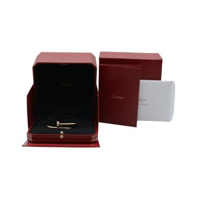 BRATARA CARTIER JUSTE ON CLOU DIN AUR ROZ 18K CU DIAMANTE NATURALE  FULL SET_115423