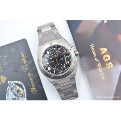 IWC INGENIEUR CHRONOGRAPH MERCEDES AMG 42 TITANIUM BLACK DIAL REF: IW372504
