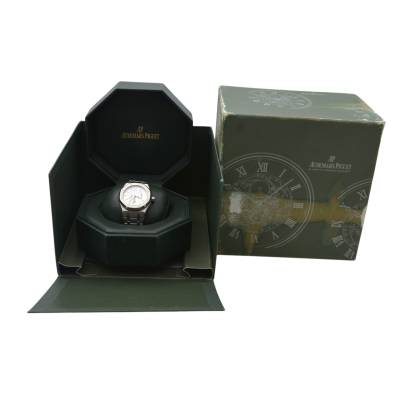 AUDEMARS PIGUET ROYAL OAK DUAL TIME 36 STAINLESS STEEL WHITE DIAL REF: 25730ST.OO.0789ST.09