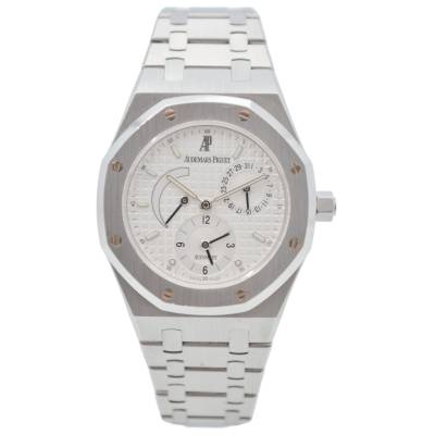 AUDEMARS PIGUET ROYAL OAK DUAL TIME 36 STAINLESS STEEL WHITE DIAL REF: 25730ST.OO.0789ST.09