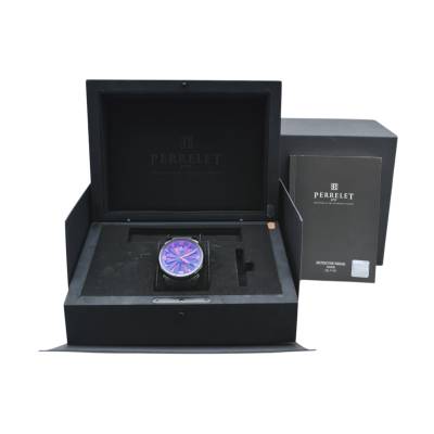 PERRELET TURBINE DOUBLE ROTOR 44MM STEEL PDV AUTOMATIC REF: A1047