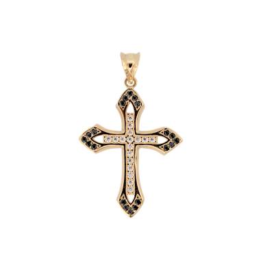 PANDANT IN FORMA DE CRUCE DIN AUR GALBEN 14K_127819