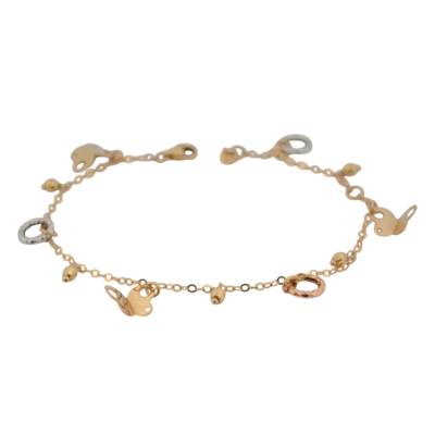BRATARA AUR GALBEN, ALB, ROZ 18K_121777