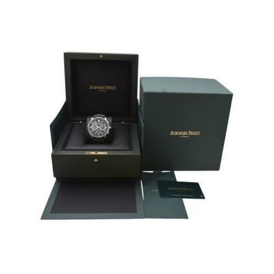AUDEMARS PIGUET CODE 11.59 41MM AUTOMATIC CHRONOGRAPH GREEN FULL SET REF: 26393ST.OO.A056KB.01