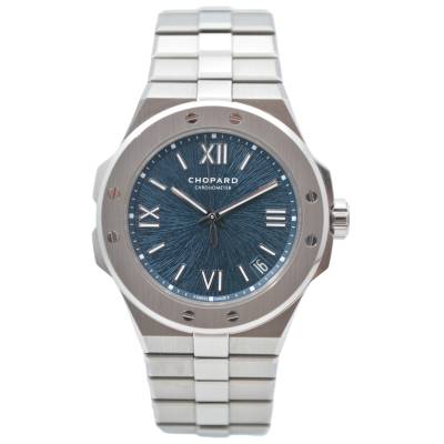 CHOPARD ALPINE EAGLE 41MM STAINLESS STEEL BLUE DIAL AUTOMATIC REF: 298600-3001