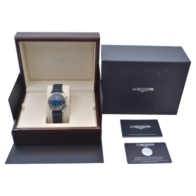 LONGINES LEGEND DIVER 36MM STAINLESS STEEL BLUE DIAL AUTOMATIC BOX + PAPERS 2026 REF: L3.374.4.90.2