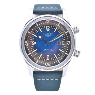LONGINES LEGEND DIVER 36MM STAINLESS STEEL BLUE DIAL AUTOMATIC BOX + PAPERS 2026 REF: L3.374.4.90.2