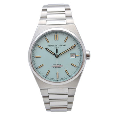 FREDERIQUE CONSTANT HIGHLIFE 39MM STAINLESS STEEL BLUE DIAL AUTOMATIC BOX + PAPERS 2025 REF FC-303LB3NH6B