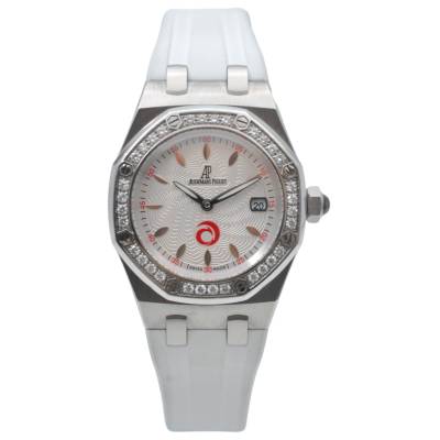 AUDEMARS PIGUET ROYAL OAK ALINGHI DIAMONDS 33 STAINLESS STEEL QUARTZ REF: 67611ST.ZZ.D012CR.01