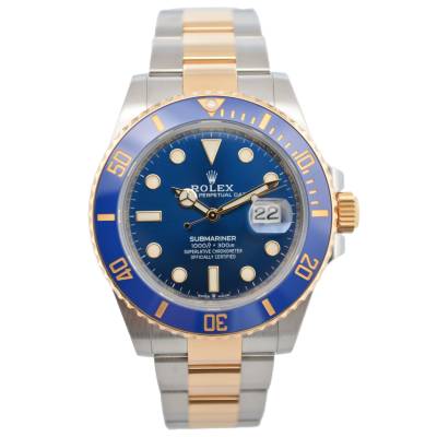 ROLEX SUBMARINER DATE BLUESY 41 TWO TONE CERAMIC BOX+PAPERS 2022 REF: 126613LB