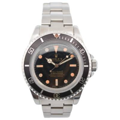 ROLEX SUBMARINER NO DATE 40 OYSTER STEEL BLACK DIAL VINTAGE 1962 AUTOMATIC REF: 5512