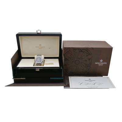PATEK PHILIPPE NAUTILUS 40.5MM STEEL GREY DIAL BOX+PAPERS NOS 2016 REF: 5726/1A-001