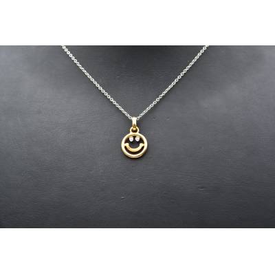 LANT SI PANDANT AUR GALBEN, ALB 18K_122235
