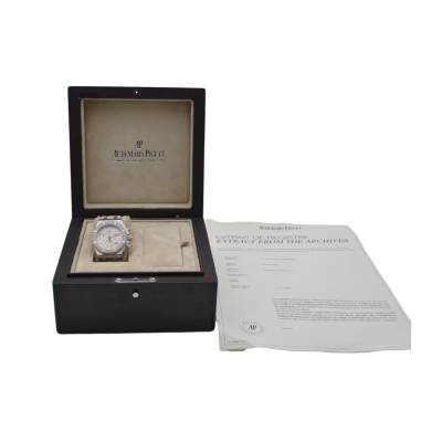 AUDEMARS PIGUET ROYAL OAK OFFSHORE LADY 37X48MM STEEL DIAMONDS BOX+PAPERS 2008 REF: 26048SK.ZZ.D082CA.01