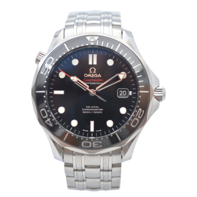 OMEGA SEAMASTER DIVER 300M 41 MM BLACK CERAMIC STAINLESS STEEL AUTOMATIC REF.: 212.30.41.20.01.003/168.1670