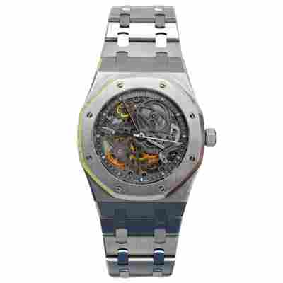 AUDEMARS PIGUET ROYAL OAK SKELETON 39MM STAINLESS STEEL AUTOMATIC 2011 REF: 15305ST.OO.1220ST.01
