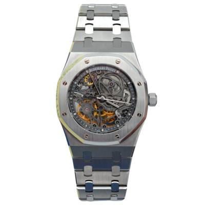 AUDEMARS PIGUET ROYAL OAK SKELETON 39MM STAINLESS STEEL AUTOMATIC 2011 REF: 15305ST.OO.1220ST.01