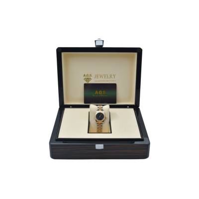 ROLEX OYSTER PERPETUAL LADY 25 TWO TONE BLUE DIAL JUBILEE AUTOMATIC 1990 REF: 67193