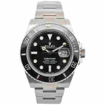 ROLEX SUBMARINER DATE 41 BLACK DIAL CERAMIC OYSTER STEEL AUTOMATIC REF: 126610LN
