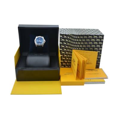 BREITLING AEROSPACE AVANTAGE 42 TITANIUM BLUE BOX+PAPERS 2010 REF: E79362