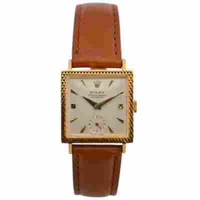 ROLEX VINTAGE 25.6X25.6MM YELLOW GOLD MANUAL WINDING 1961 REF: 9588