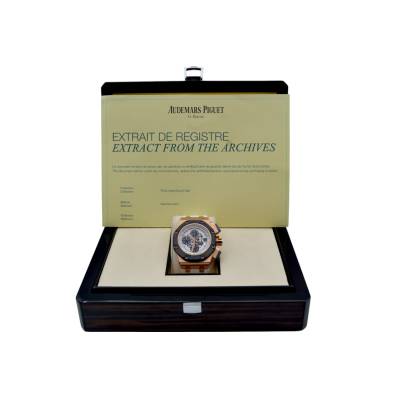 AUDEMARS PIGUET ROYAL OAK OFFSHORE RUBENS BARRICHELLO II 44MM ROSE GOLD REF: 26078RO.OO.D002CR.01