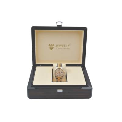 ROLEX DATEJUST 36 YELLOW GOLD&STEEL CHAMPAGNE DIAL JUBILEE 1969 AUTOMATIC REF: 1601
