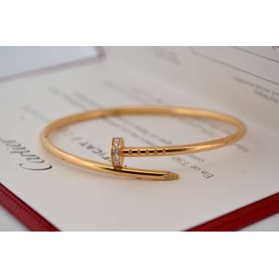 BRATARA CARTIER JUST ON CLOU DIN AUR GALBEN 18K CU DIAMANTE NATURALE_123001