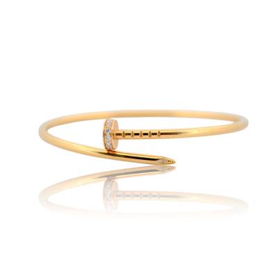 BRATARA CARTIER JUST ON CLOU DIN AUR GALBEN 18K CU DIAMANTE NATURALE_123001