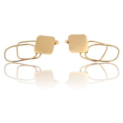 CERCEI LUNGI DIN AUR GALBEN 14K_130907