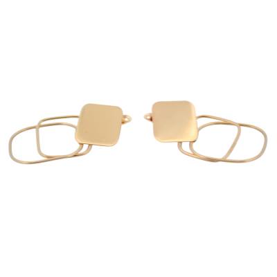 CERCEI LUNGI DIN AUR GALBEN 14K_130907