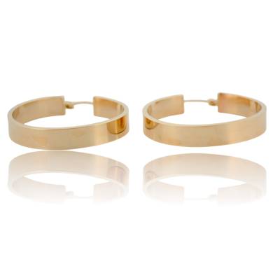 CERCEI ROTUNZI DIN AUR GALBEN 14K_131224