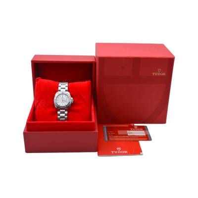 TUDOR HYDRONAUT II 31 SILVER DIAL STEEL BOX+PAPERS 2013 AUTOMATIC REF: 24060