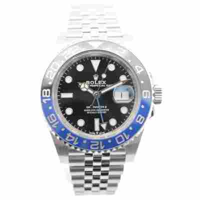 ROLEX GMT- MASTER II BATGIRL 40 STEEL JUBILEE BOX+PAPERS 2022 REF: 126710BLNR
