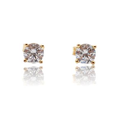 CERCEI AUR GALBEN 14K