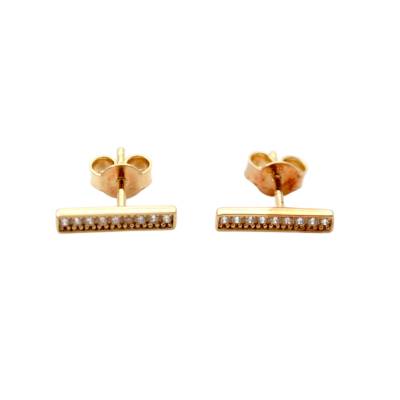 CERCEI AUR GALBEN 14K