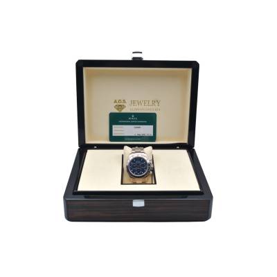 ROLEX DAYTONA COSMOGRAPH 40 WHITE GOLD BLUE DIAL OYSTER AUTOMATIC REF: 116509  