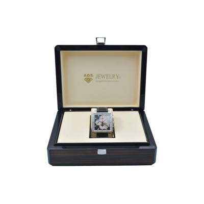 UNION GLASHÜTTE AVERIN CHRONOGRAPH AUTOMATIC 53.6 X 43.8 STAINLESS STEEL BLACK DIAL REF: D003.525.16.051-01