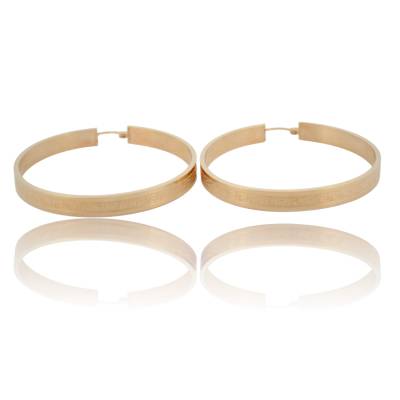 CERCEI ROTUNZI DIN AUR GALBEN 14K_128992