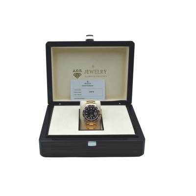 ROLEX GMT-MASTER II 40 YELLOW GOLD CUSTOMIZED DIAMONDS OYSTER AUTOMATIC REF: 116718     