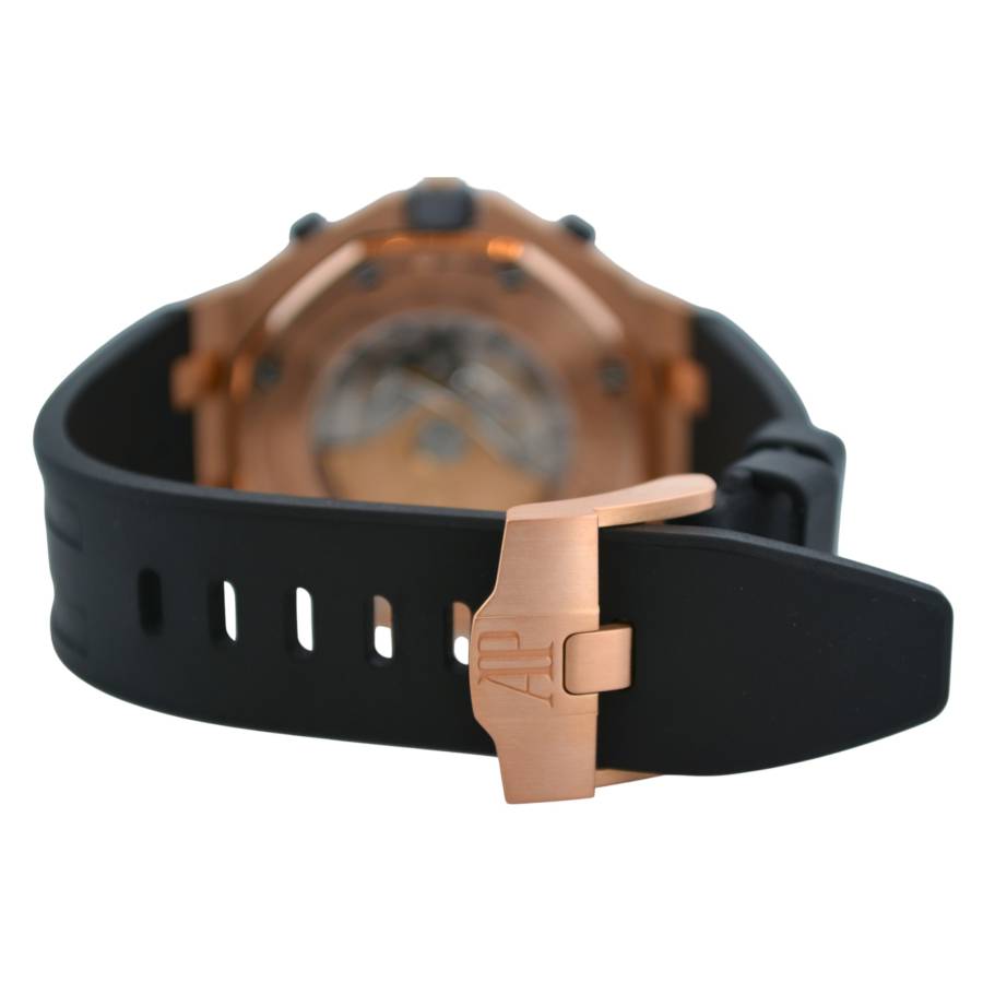 AUDEMARS PIGUET ROYAL OAK OFFSHORE CHRONOGRAPH 42MM ROSE GOLD FULL SET REF: 26470OR.OO.A002CR.02.A