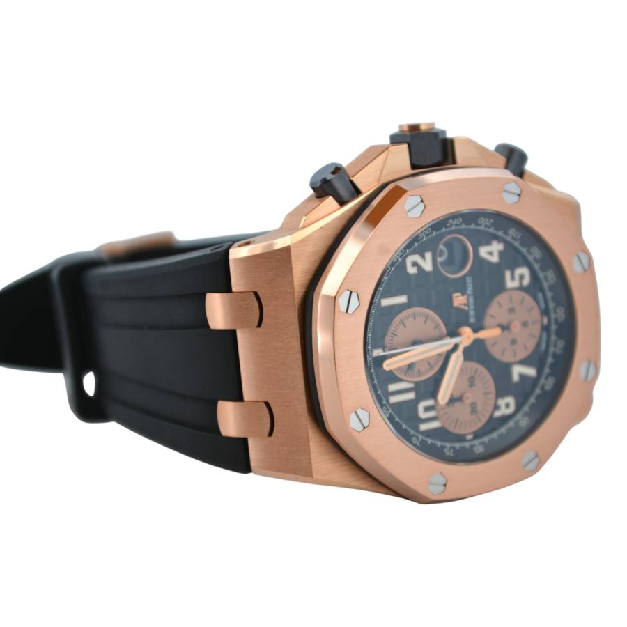 AUDEMARS PIGUET ROYAL OAK OFFSHORE CHRONOGRAPH 42MM ROSE GOLD FULL SET REF: 26470OR.OO.A002CR.02.A