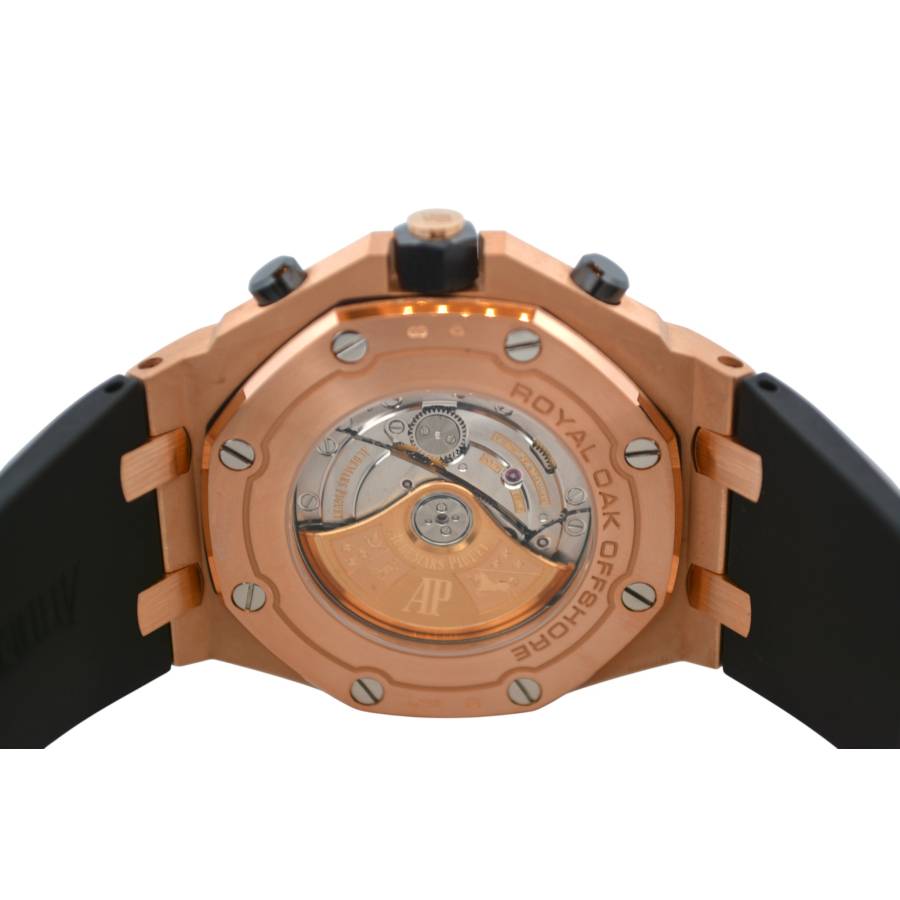 AUDEMARS PIGUET ROYAL OAK OFFSHORE CHRONOGRAPH 42MM ROSE GOLD FULL SET REF: 26470OR.OO.A002CR.02.A